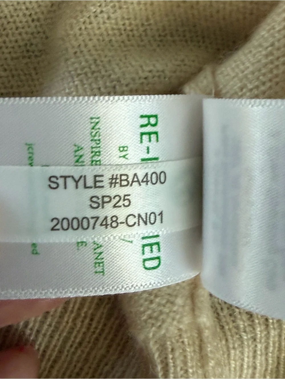 J.Crew 100% Cashmere Crewneck Sweater Ivory Oatmeal Size S NWT BA400